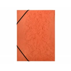 Carpetas de gomas carton prespan Q-Connect Din A4 naranja