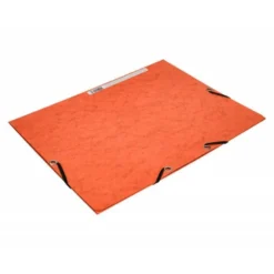 Carpetas de gomas carton prespan Q-Connect Din A4 naranja