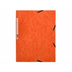 Carpetas de gomas carton prespan Q-Connect Din A4 naranja