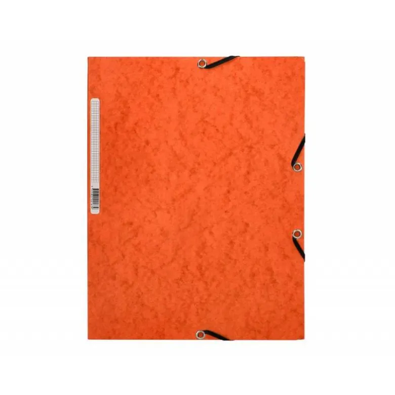 Carpetas de gomas carton prespan Q-Connect Din A4 naranja