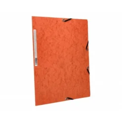 Carpetas de gomas carton prespan Q-Connect Din A4 naranja