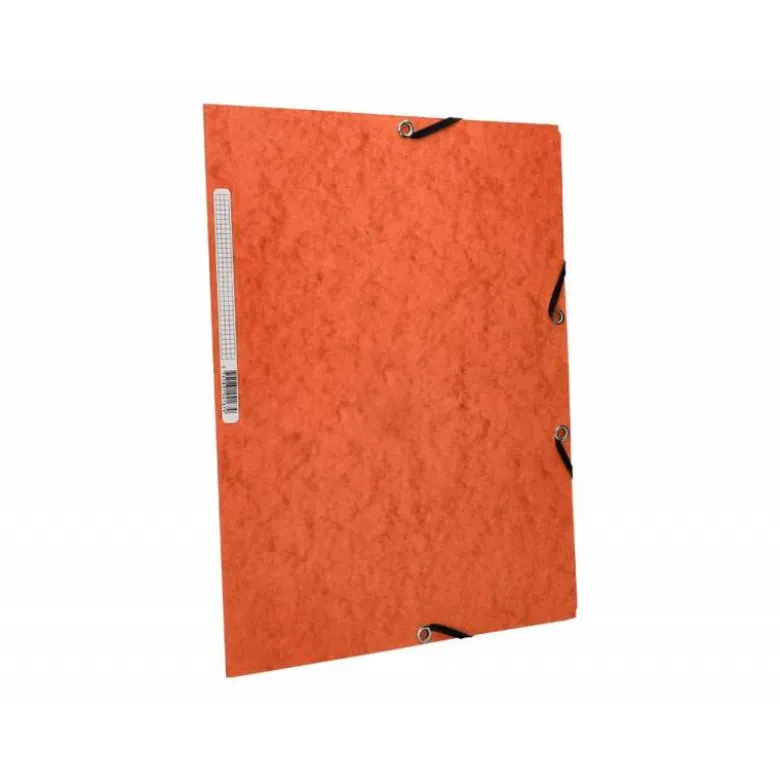 Carpetas de gomas carton prespan Q-Connect Din A4 naranja