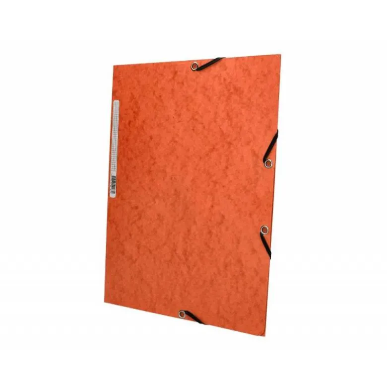 Carpetas de gomas carton prespan Q-Connect Din A4 naranja
