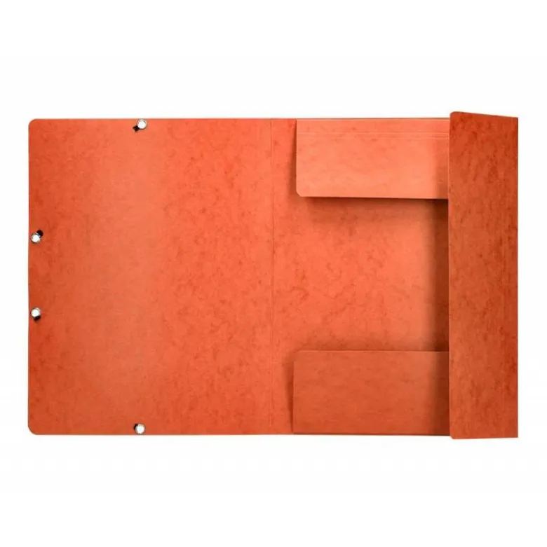 Carpetas de gomas carton prespan Q-Connect Din A4 naranja