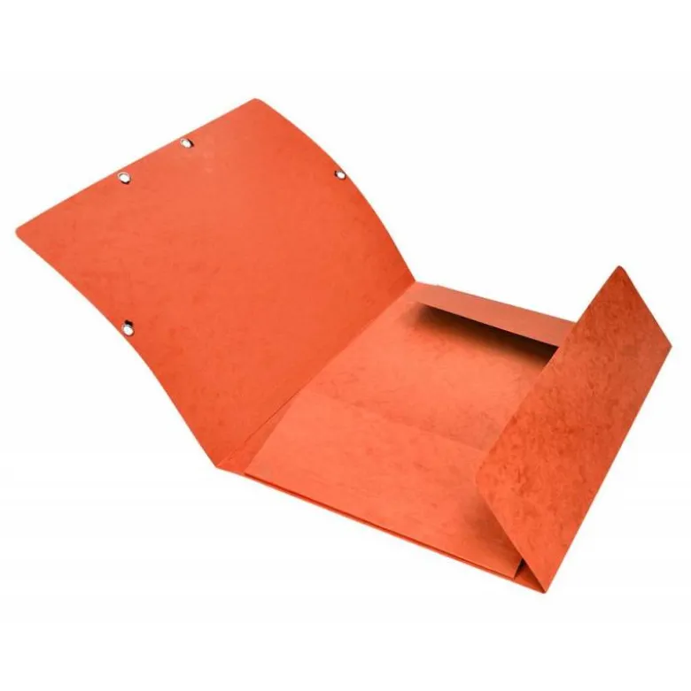 Carpetas de gomas carton prespan Q-Connect Din A4 naranja