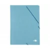 Carpetas de gomas en carton prespan Liderpapel Folio verde 880 g/m2