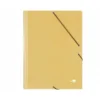 Carpetas gomas carton prespan Liderpapel A3 amarillo