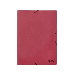 Carpetas gomas carton prespan Liderpapel A3 Rojo/rosado
