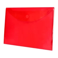 Carpeta sobre con velcro Din A4 Liderpapel rojo