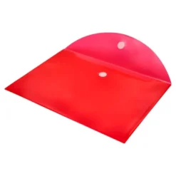 Carpeta sobre con velcro Din A4 Liderpapel rojo