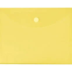 Carpeta sobre con velcro Din A4 Liderpapel amarillo