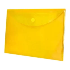 Carpeta sobre con velcro Din A4 Liderpapel amarillo