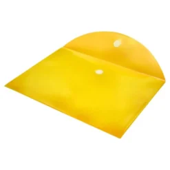 Carpeta sobre con velcro Din A4 Liderpapel amarillo