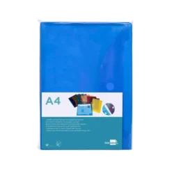 Carpeta sobre con velcro Din A4 Liderpapel azul