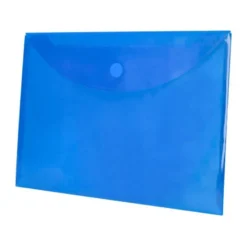 Carpeta sobre con velcro Din A4 Liderpapel azul