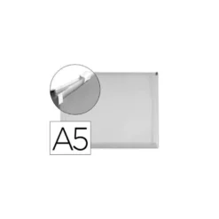 Carpeta sobre cremallera Liderpapel Din A5 transparente