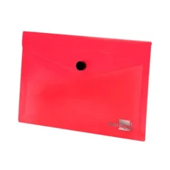 Carpeta sobre Liderpapel cierre broche rojo Din A6