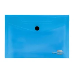 Carpeta sobre Liderpapel cierre broche azul Din A7