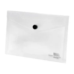 Carpeta sobre Liderpapel cierre broche transparente Din A6