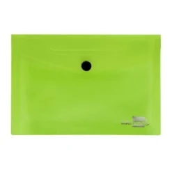 Carpeta sobre Liderpapel cierre broche verde Din A6