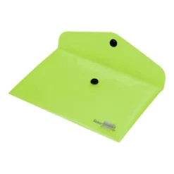 Carpeta sobre Liderpapel cierre broche verde Din A6