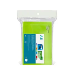 Carpeta sobre Liderpapel cierre broche verde Din A6
