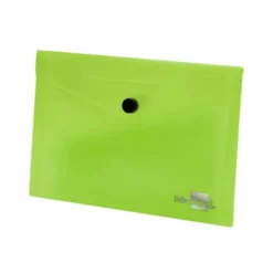 Carpeta sobre Liderpapel cierre broche verde Din A6