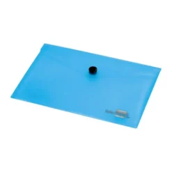 Carpeta sobre Liderpapel cierre broche azul Din A6