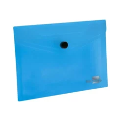 Carpeta sobre Liderpapel cierre broche azul Din A6