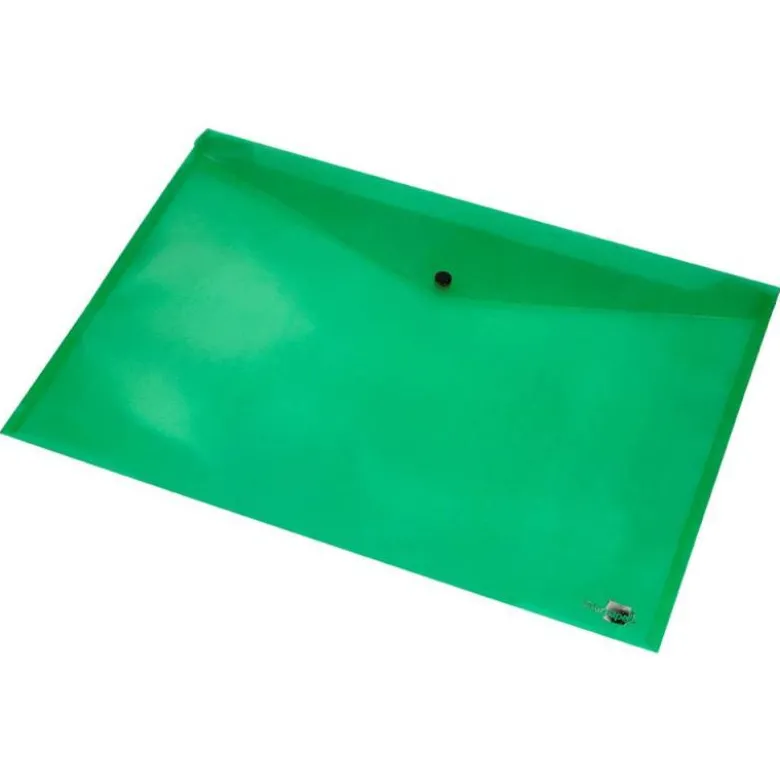 Carpeta sobre Liderpapel cierre broche transparente Din A3