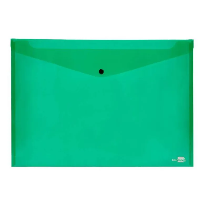 Carpeta sobre Liderpapel cierre broche transparente Din A3