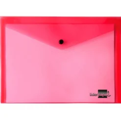 Carpeta sobre Liderpapel cierre broche rojo Din A5