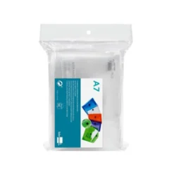 Carpeta sobre Liderpapel cierre broche incoloro Din A7. 180 micras