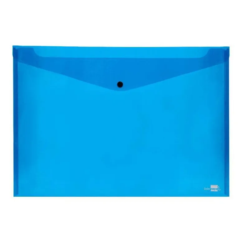 Carpeta sobre Liderpapel con cierre de broche Color azul Din A3