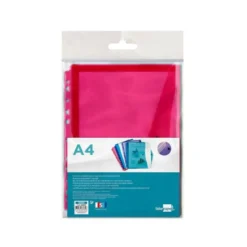Carpeta tamaño sobre Liderpapel con cierre de broche pack 5