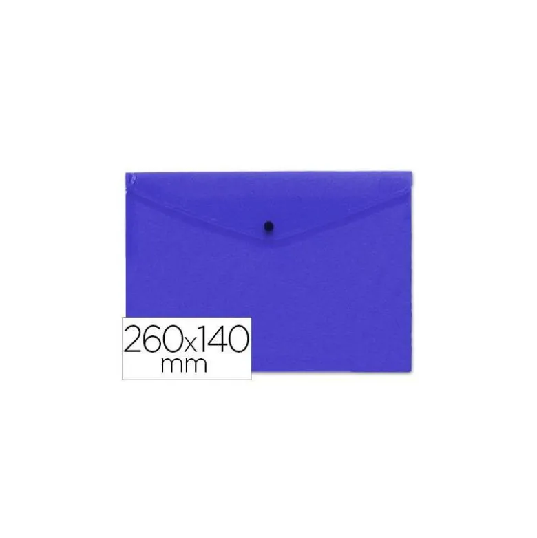 Carpeta tamaño sobre Liderpapel broche azul