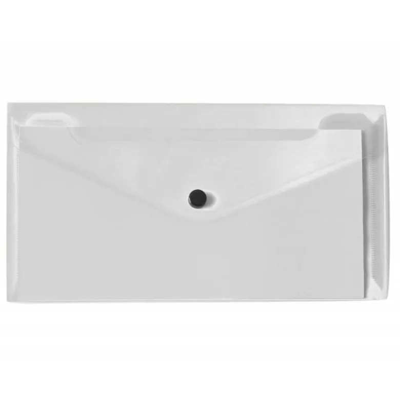 Carpeta tamaño sobre Liderpapel con broche transparente