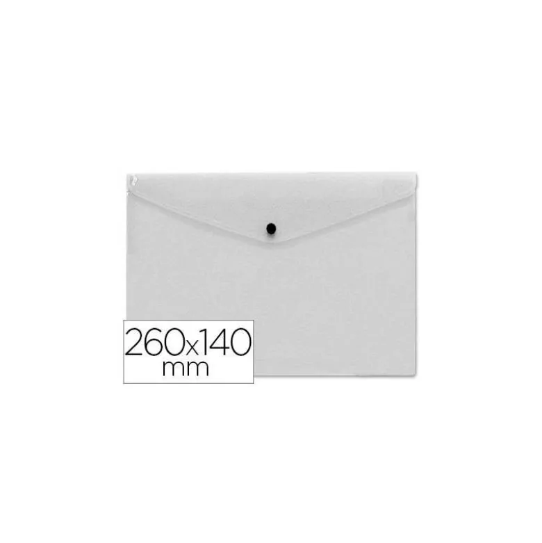 Carpeta tamaño sobre Liderpapel con broche transparente