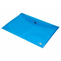 Carpeta tamaño sobre Liderpapel con cierre de broche Color azul