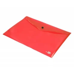 Carpeta tamaño sobre Liderpapel con cierre de broche Color rojo
