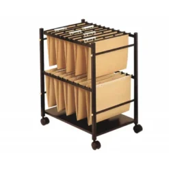 Carrito carpetas colgantes marca Q-Connect carro fijo