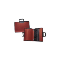 Cartera Marca Liderpapel portadocumentos con asa y cremallera Rojo