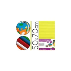 Carton ondulado Liderpapel color amarillo