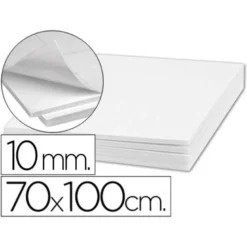CARTON PLUMA LIDERPAPEL BLANCO DOBLE CARA 70X100CM ESPESOR 10 MM