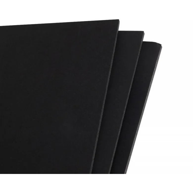 Carton pluma Liderpapel doble cara negro Din A3 Espesor 5 mm