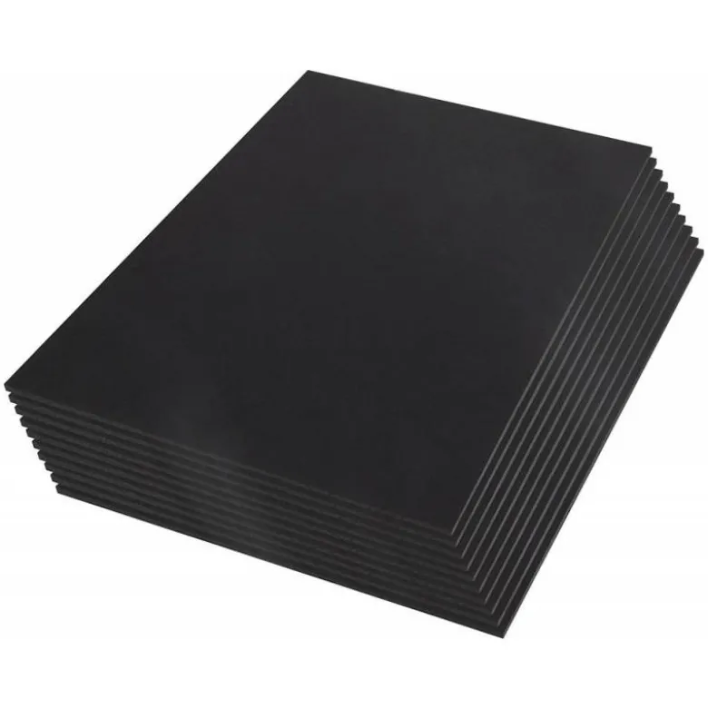 Carton pluma Liderpapel doble cara negro Din A3 Espesor 5 mm