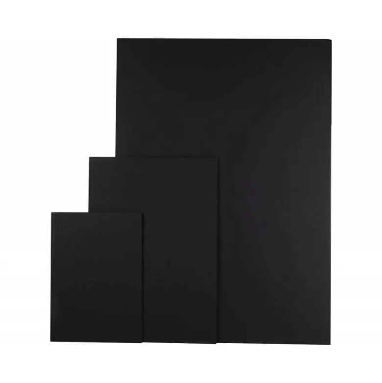 Carton pluma Liderpapel doble cara negro Din A3 Espesor 5 mm
