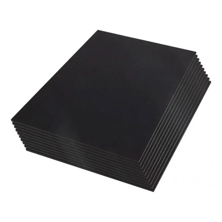 CARTON PLUMA LIDERPAPEL NEGRO DOBLE CARA 70X100CM ESPESOR 5 MM