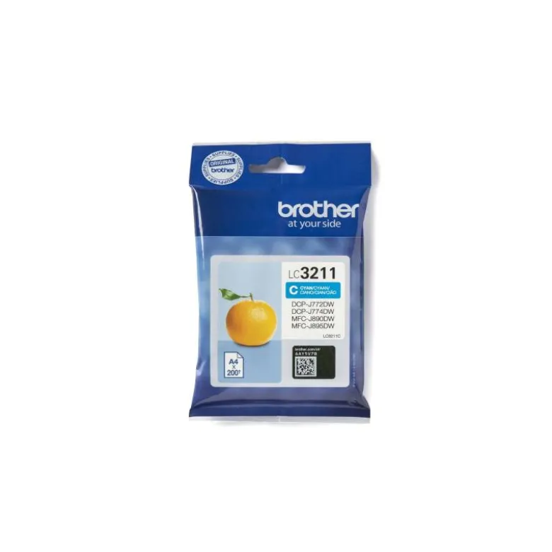 Cartucho Brother LC3211 color Cian LC3211C dcp-j572 / dcp-j772 / dcp-j774 / mfc-j890 / mfc-j895