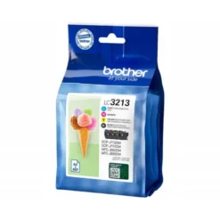 Cartucho Brother LC3213 con 4 colores LC3213VAL dcp-j572 / dcp-j772 / mfc-j890